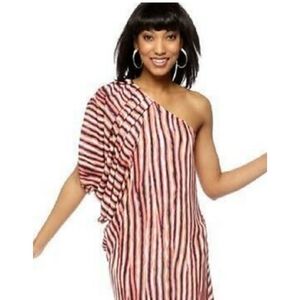 MM Couture by Miss Me One Shoulder Tunic Dress